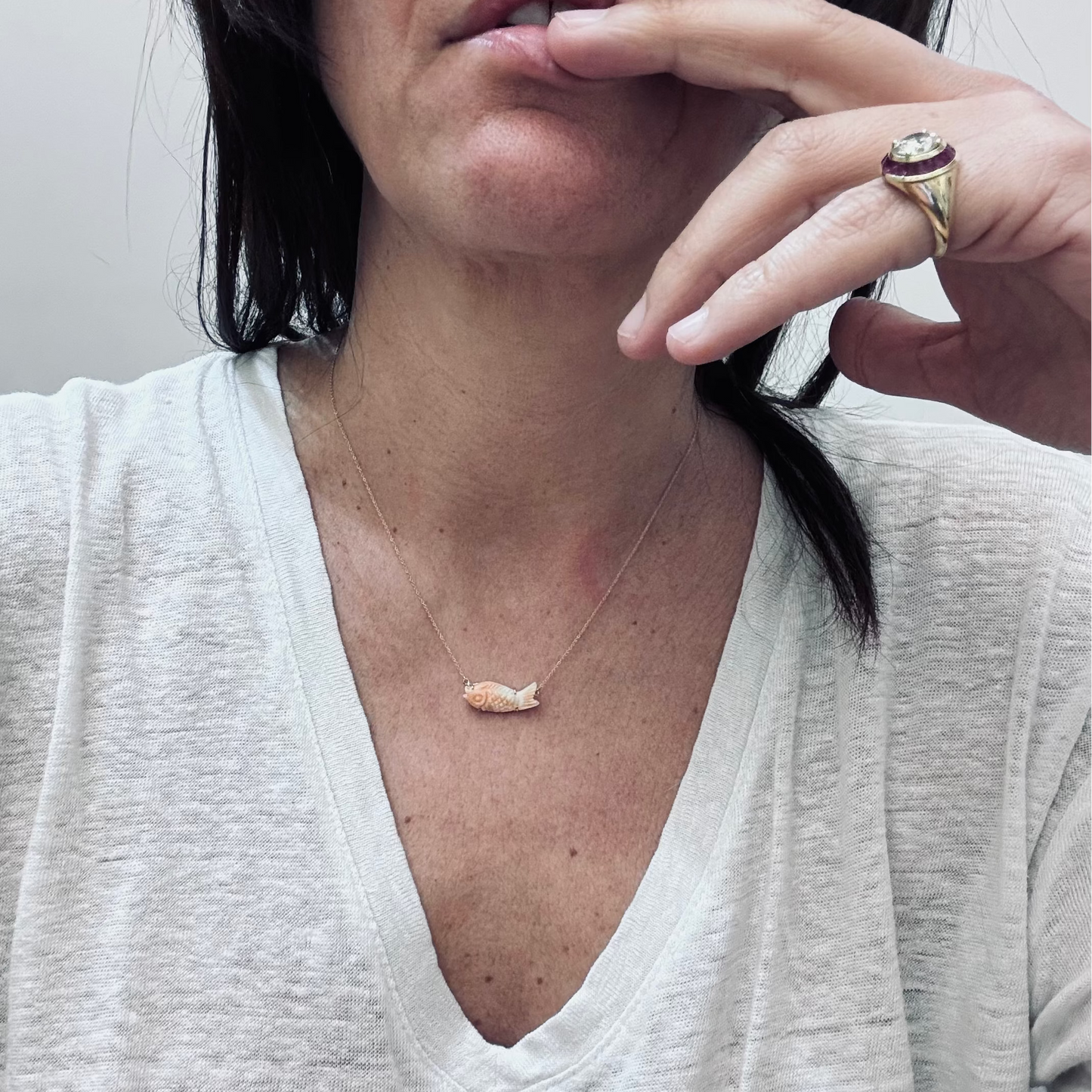 Pesce Collana GOOD LUCK