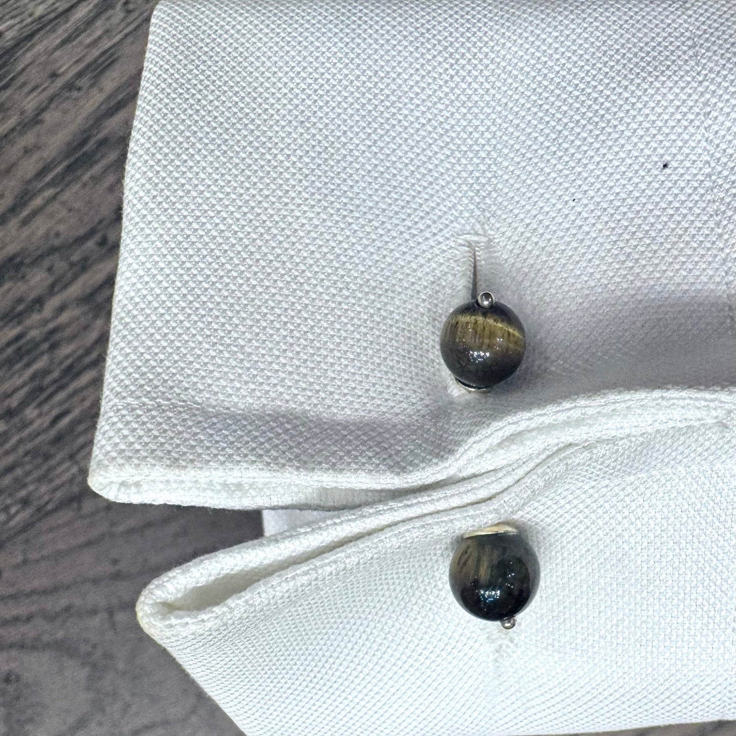 GEMELLI DIVERSI in oro e Occhio di Tigre